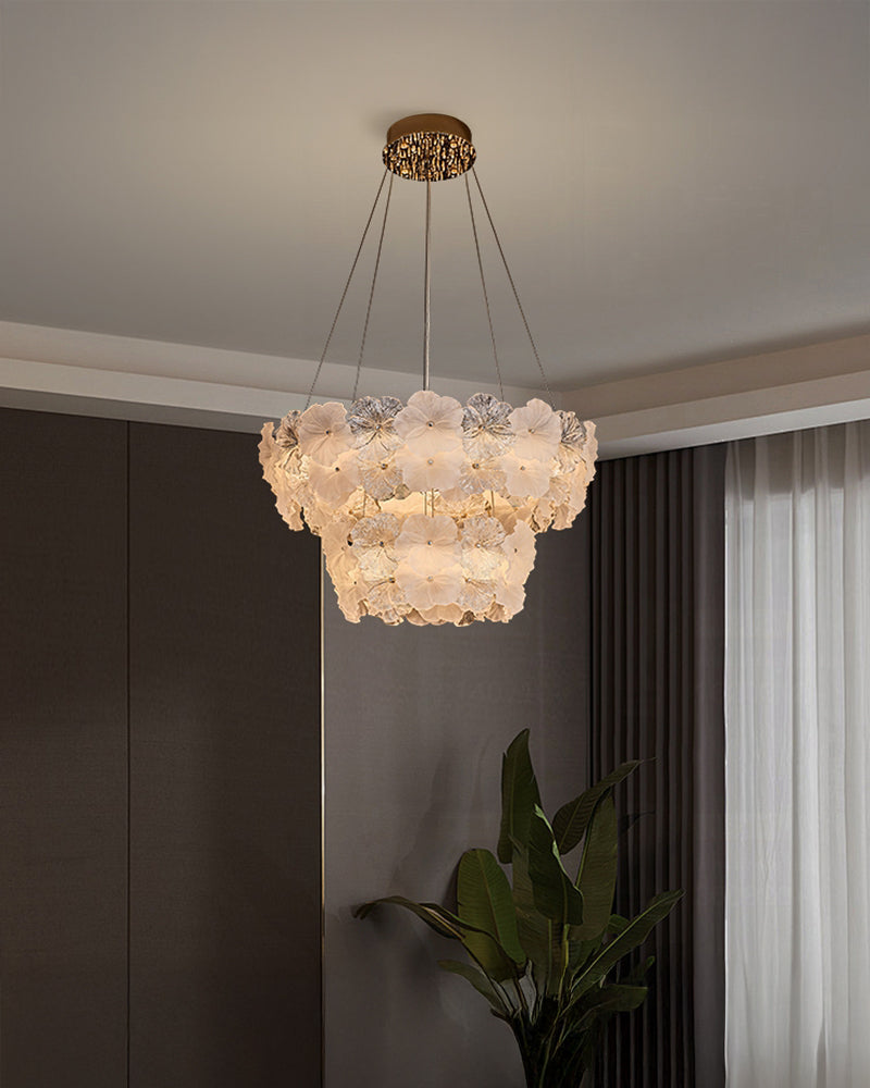 WOMO Glass Flower Chandelier-WM3059