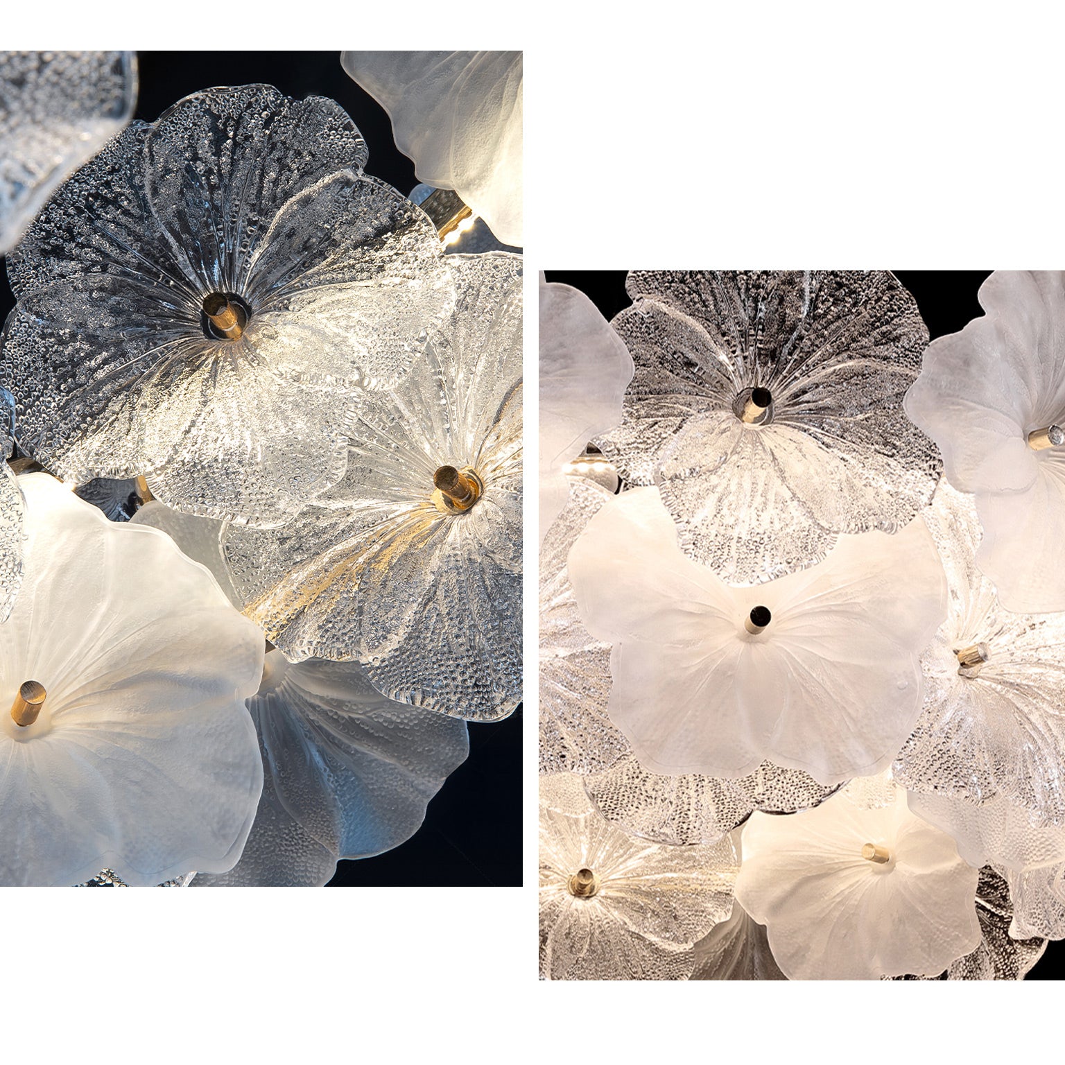 WOMO Glass Flower Chandelier-WM3059