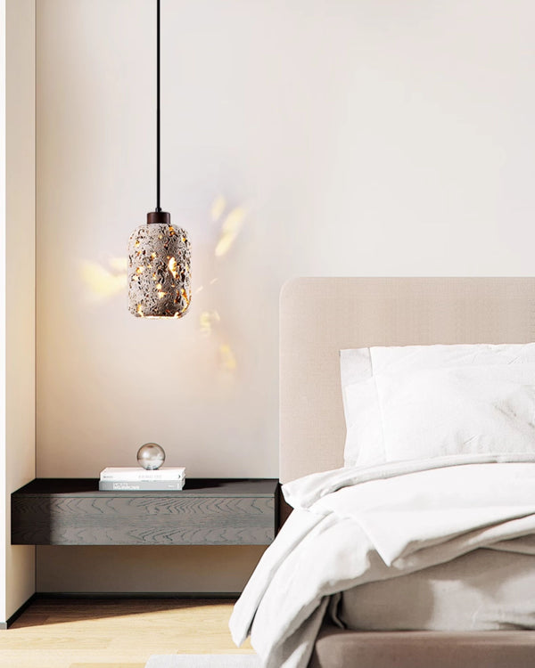 WOMO Wabi Sabi Travertine Pendant Light-WM3060