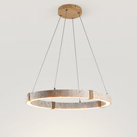 WOMO Circular Travertine Chandelier-WM3061
