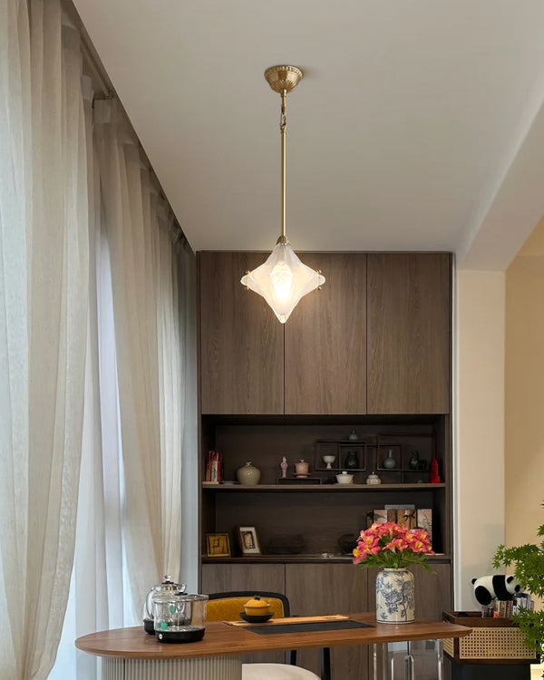 WOMO Glass Star Pendant Light-WM3064