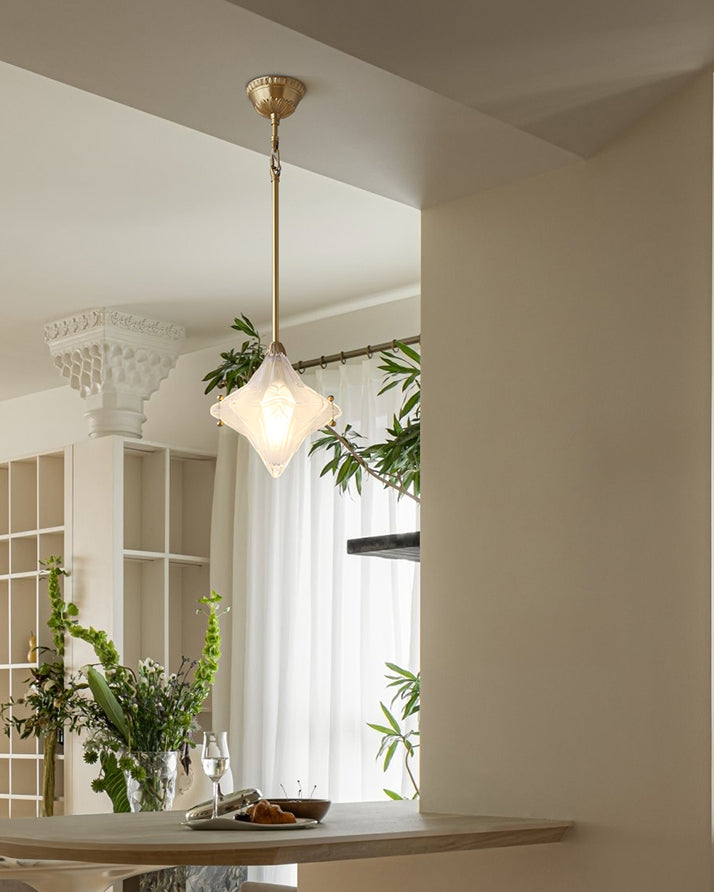 WOMO Glass Star Pendant Light-WM3064
