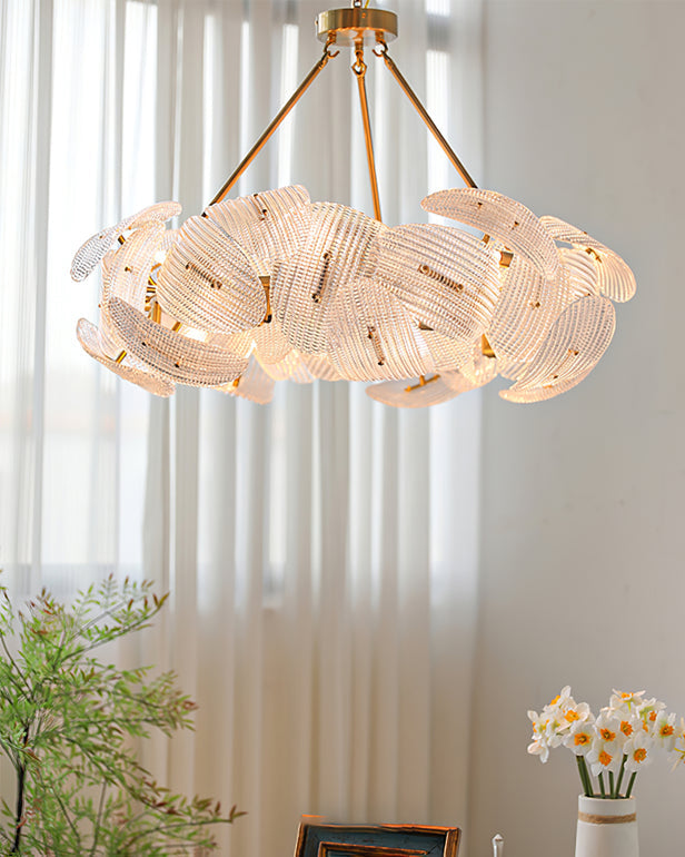 WOMO Petal Glass Chandelier-WM3067