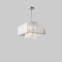 WOMO Silver Geometric Pendant Light-WM3070