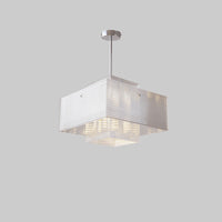 WOMO Silver Geometric Pendant Light-WM3070
