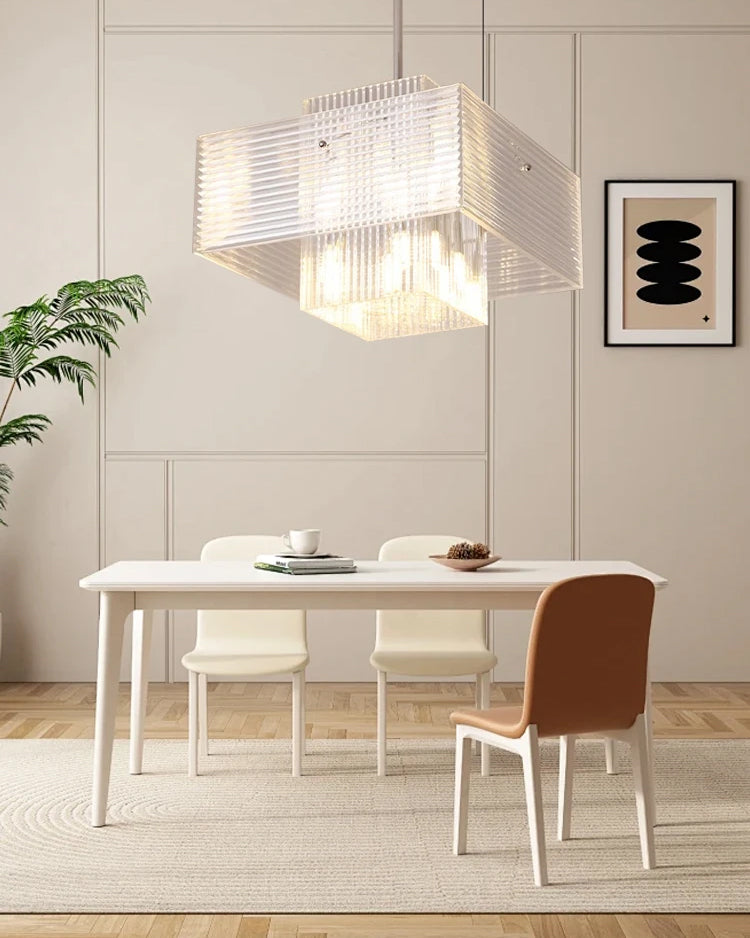WOMO Silver Geometric Pendant Light-WM3070