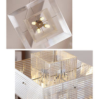 WOMO Silver Geometric Pendant Light-WM3070