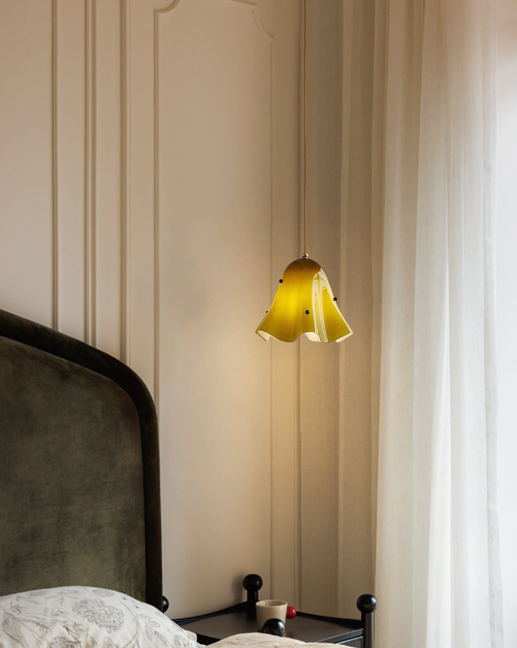 WOMO Flower Glass Pendant Light-WM3071