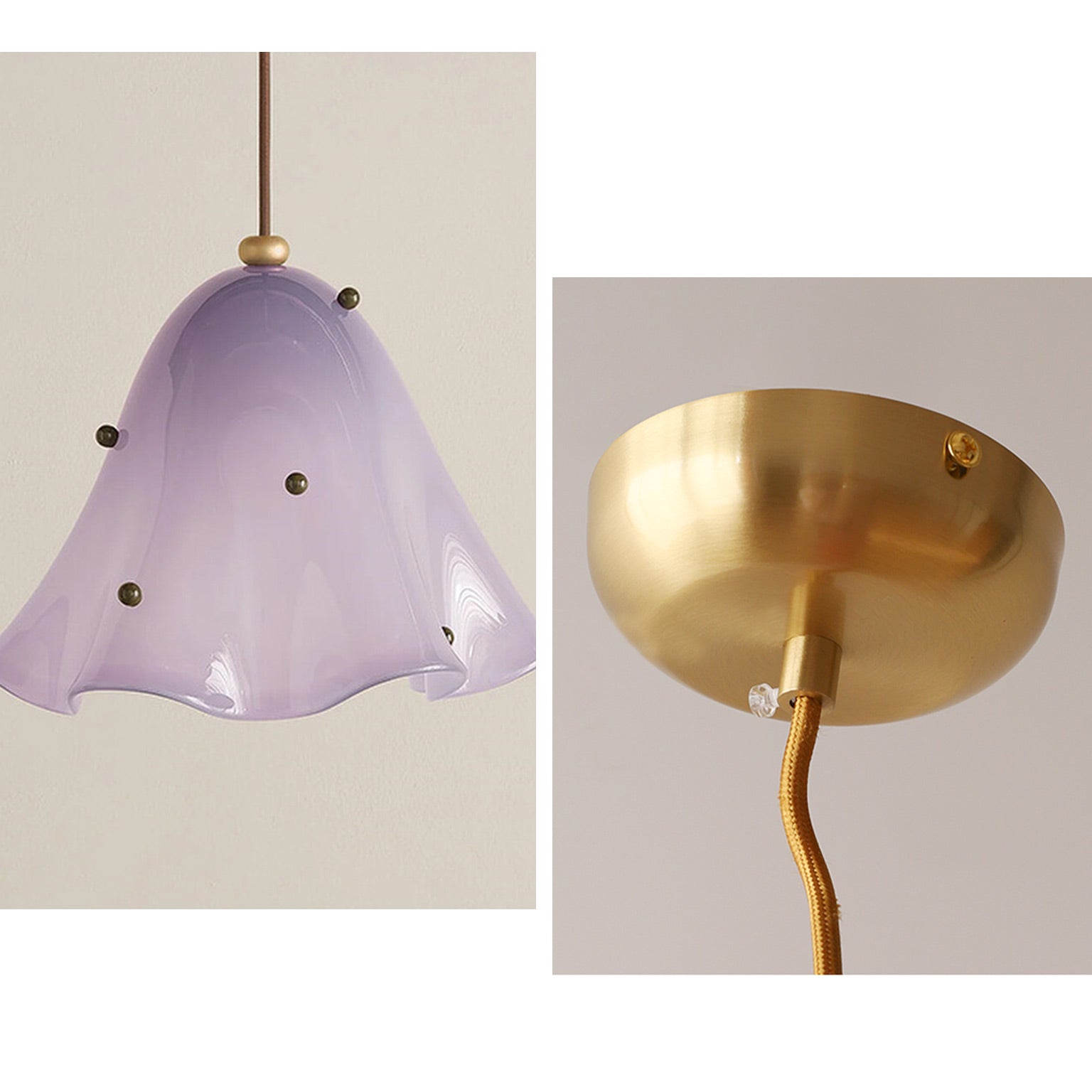 WOMO Flower Glass Pendant Light-WM3071