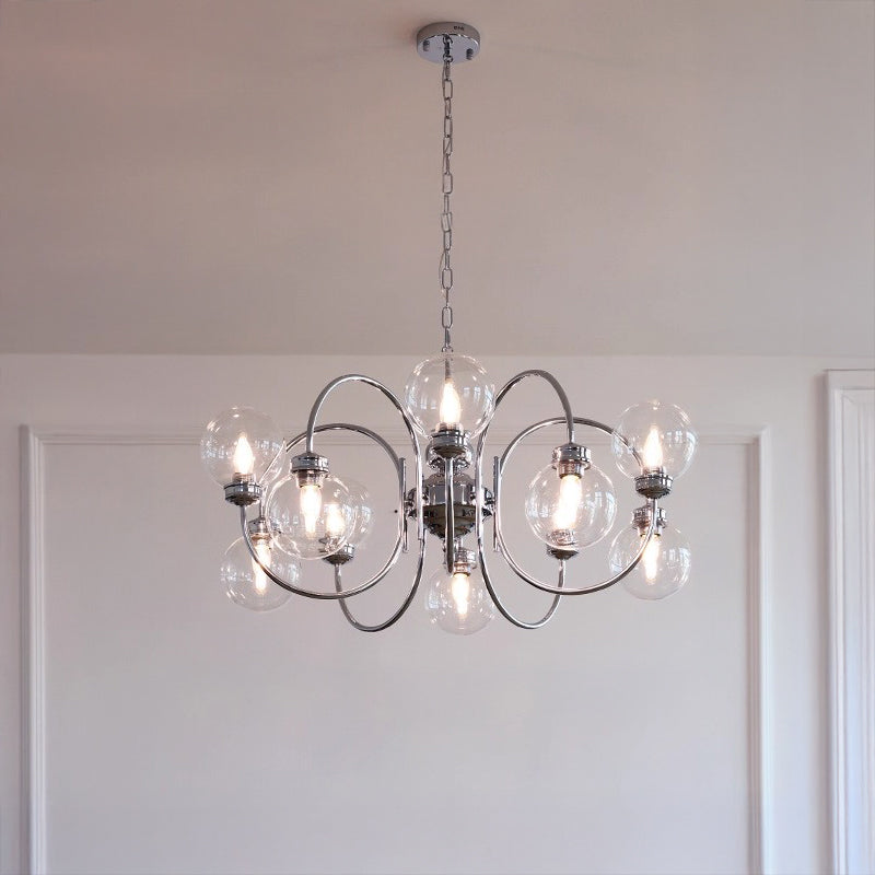 WOMO Glass Globe Pendant Light-WM3073