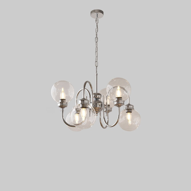 WOMO Glass Globe Pendant Light-WM3073