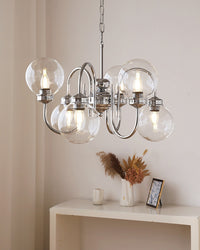 WOMO Glass Globe Pendant Light-WM3073