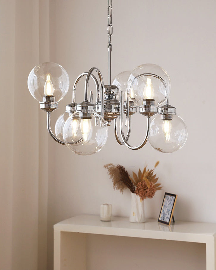 WOMO Glass Globe Pendant Light-WM3073