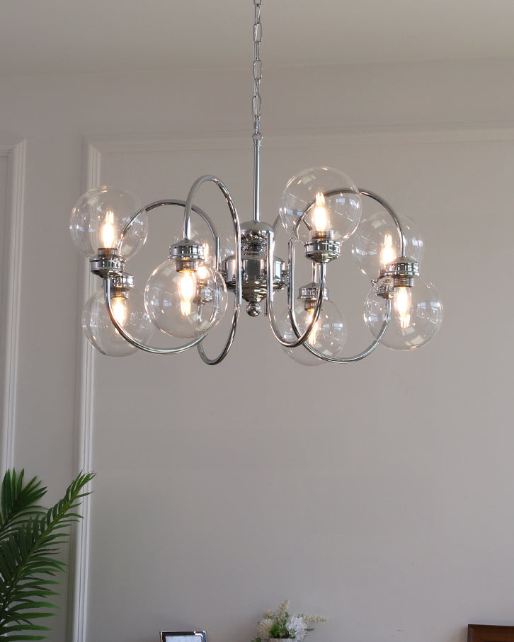 WOMO Glass Globe Pendant Light-WM3073
