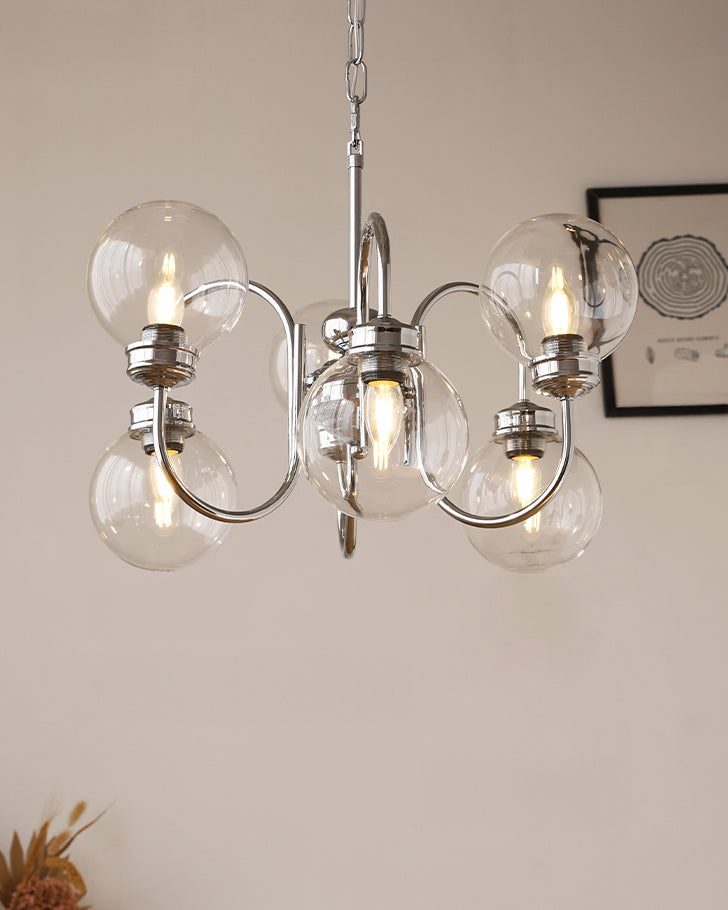 WOMO Glass Globe Pendant Light-WM3073