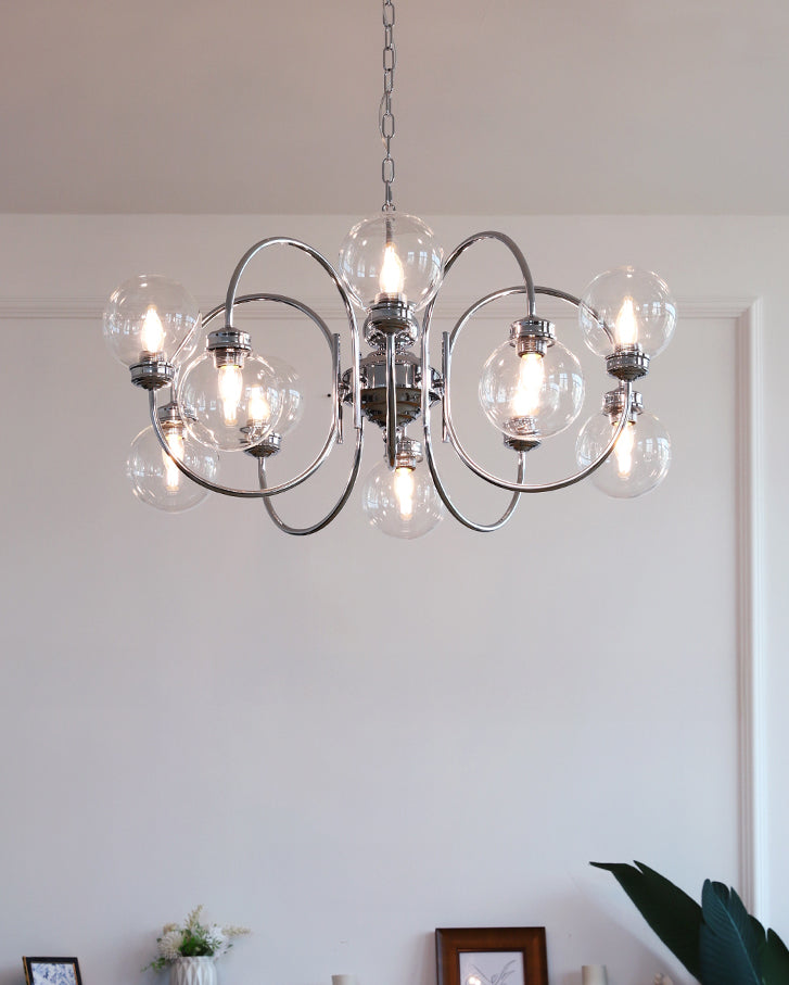 WOMO Glass Globe Pendant Light-WM3073