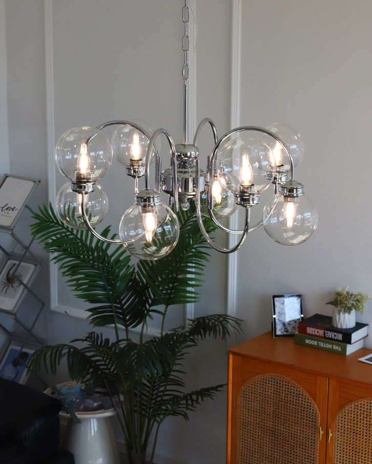 WOMO Glass Globe Pendant Light-WM3073
