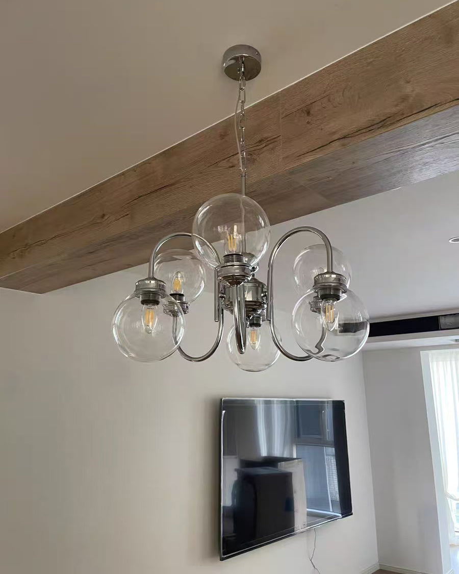 WOMO Glass Globe Pendant Light-WM3073