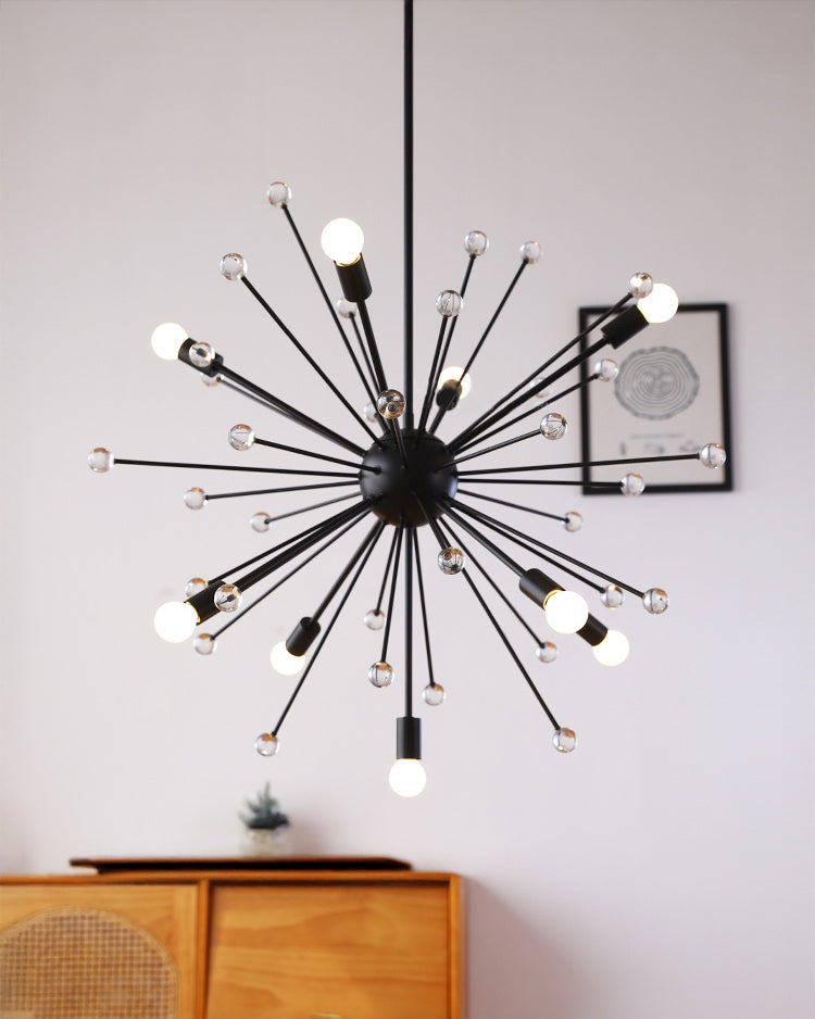 WOMO Flower Globe Chandelier-WM3075