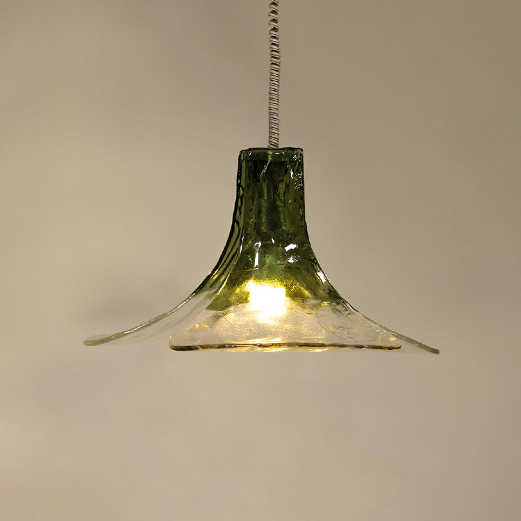 WOMO Ombre Flower Glass Pendant Light-WM3081