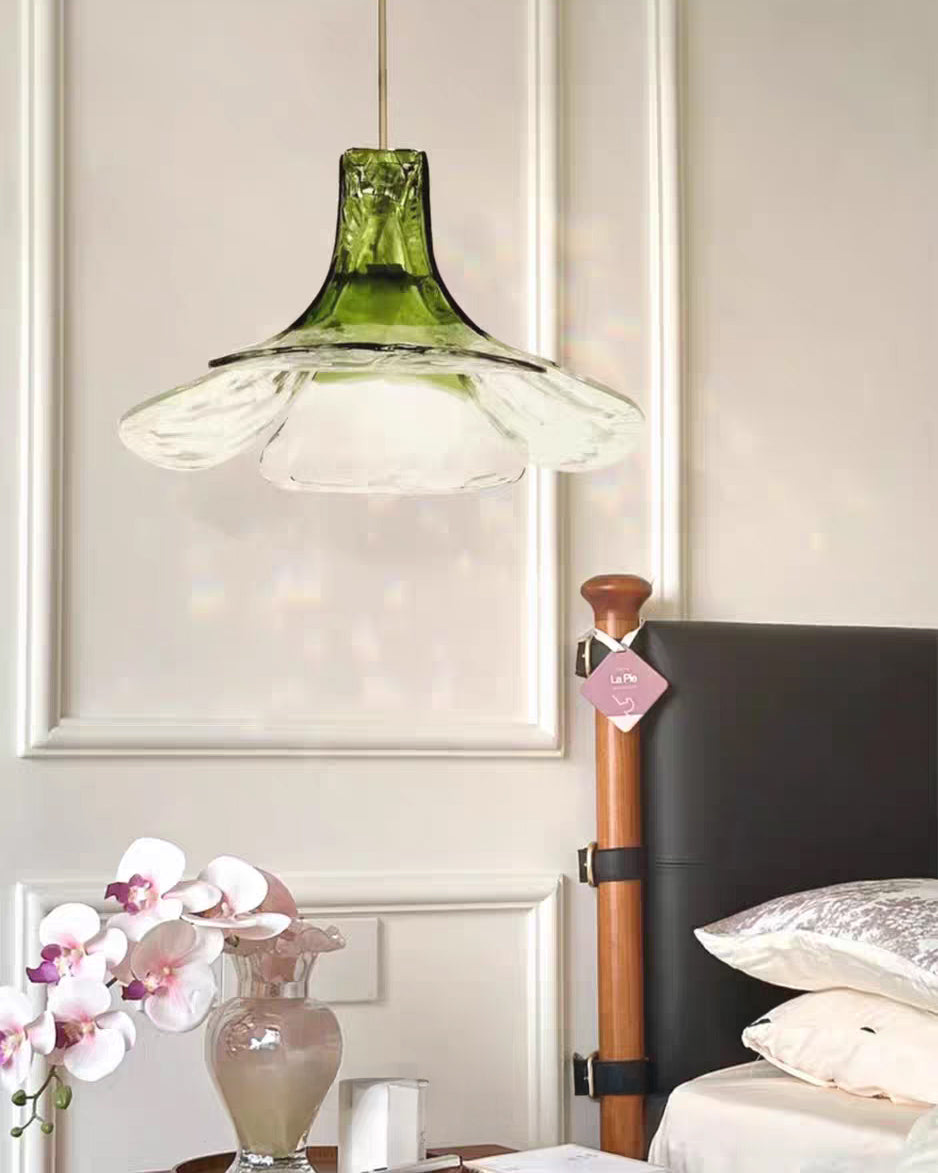 WOMO Ombre Flower Glass Pendant Light-WM3081