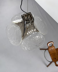 WOMO Ombre Flower Glass Pendant Light-WM3081
