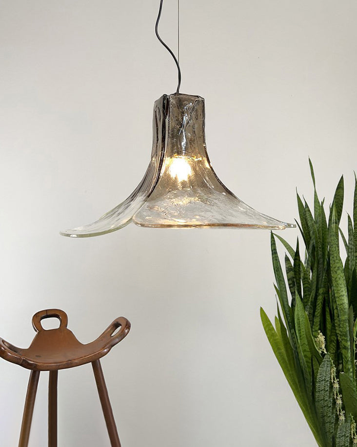 WOMO Ombre Flower Glass Pendant Light-WM3081