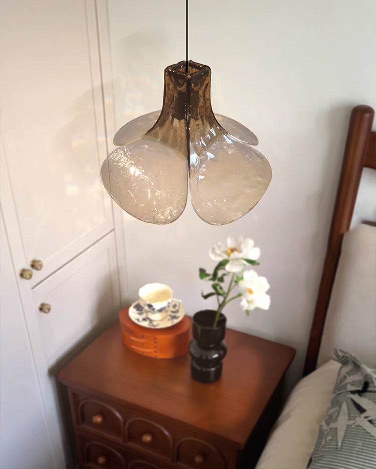 WOMO Ombre Flower Glass Pendant Light-WM3081