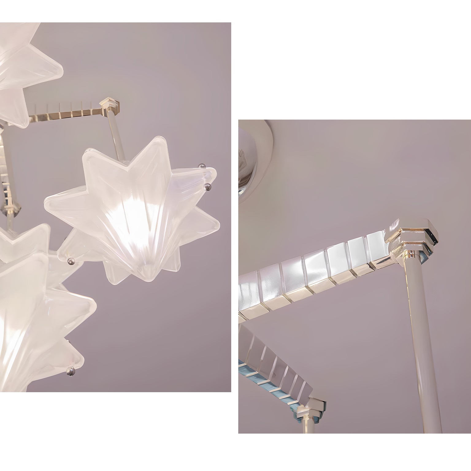 WOMO Multi Star Glass Chandelier-WM3083