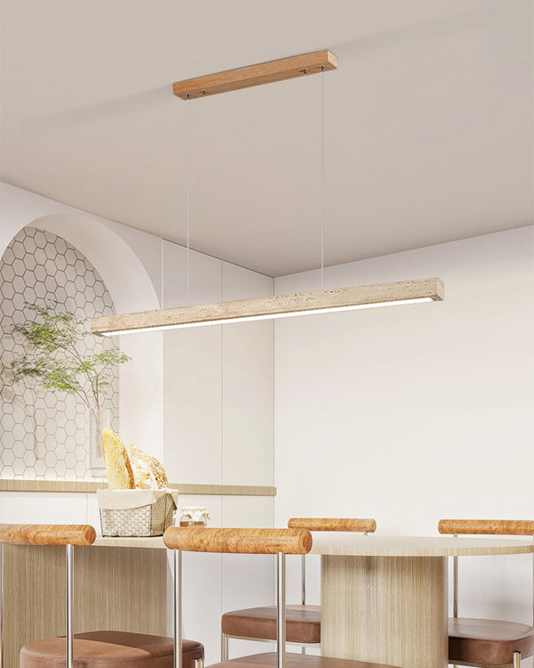 WOMO Linear Travertine Pendant Light-WM3086