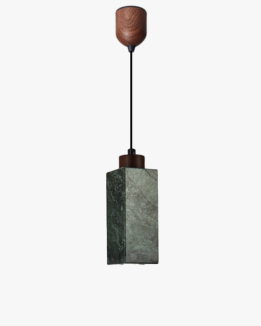 WOMO Rectangular Travertine Pendant Light-WM3089