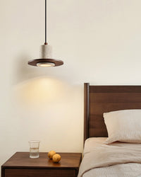 WOMO Hat Travertine Pendant Light-WM3091