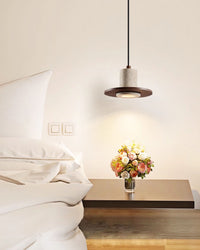 WOMO Hat Travertine Pendant Light-WM3091