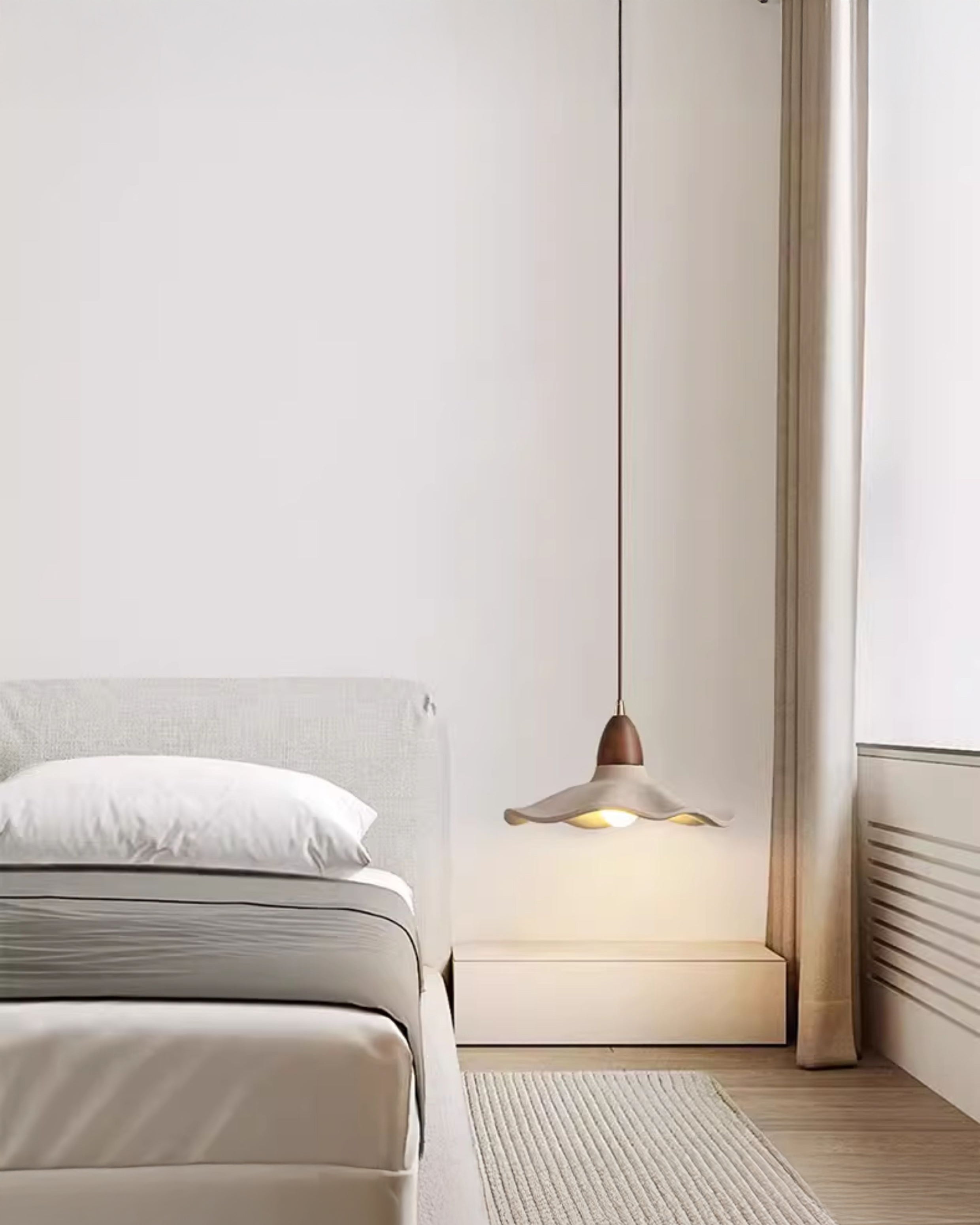 WOMO Wavy Concrete Pendant Light-WM3093