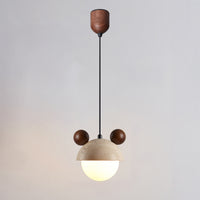 WOMO Travertine Globe Pendant Light-WM3094