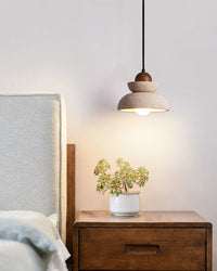 WOMO Dome Travertine Pendant Light-WM3096