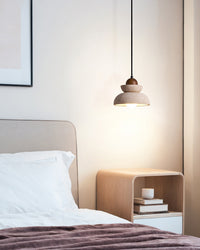 WOMO Dome Travertine Pendant Light-WM3096