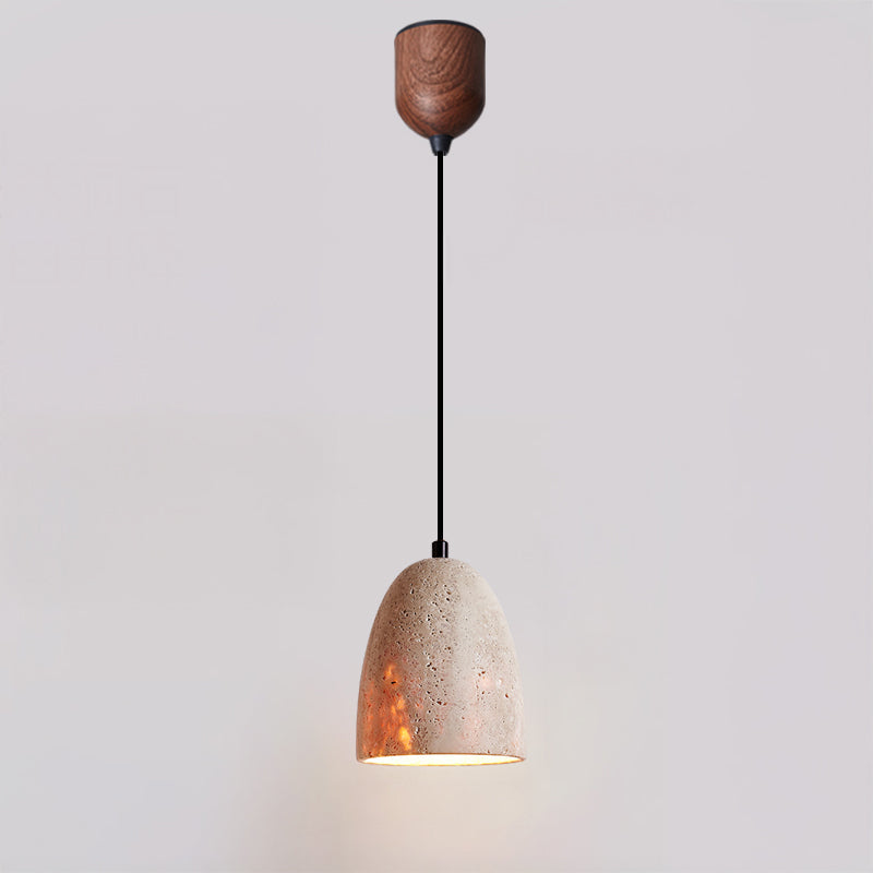 WOMO Dome Travertine Pendant Light-WM3098