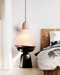 WOMO Dome Travertine Pendant Light-WM3098