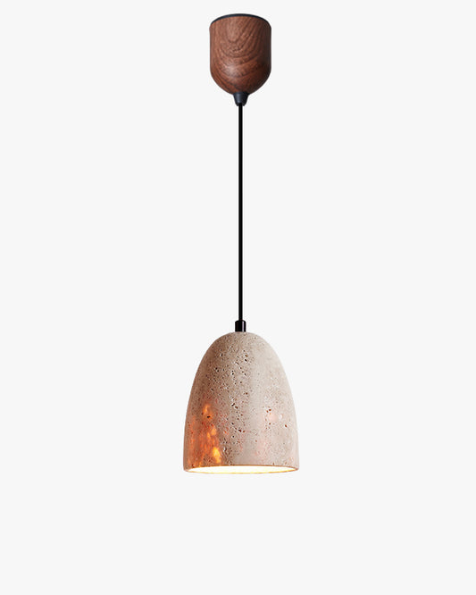 WOMO Dome Travertine Pendant Light-WM3098