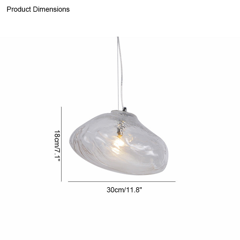 WOMO Cloud Blown Glass Pendant Light-WM2101