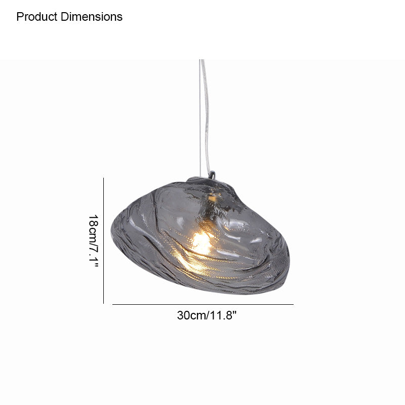 WOMO Cloud Blown Glass Pendant Light-WM2101