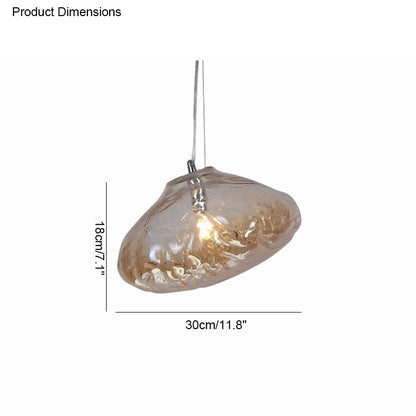 WOMO Cloud Blown Glass Pendant Light-WM2101