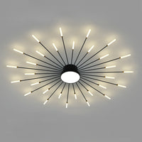 WOMO Firework Sunburst Flush Mount Ceiling Light-WM1001