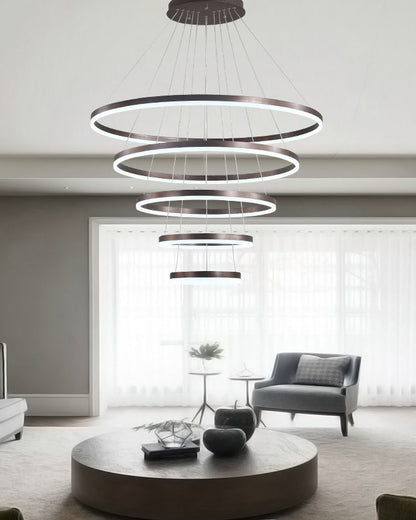 WOMO Tiered Ring Chandelier-WM2159