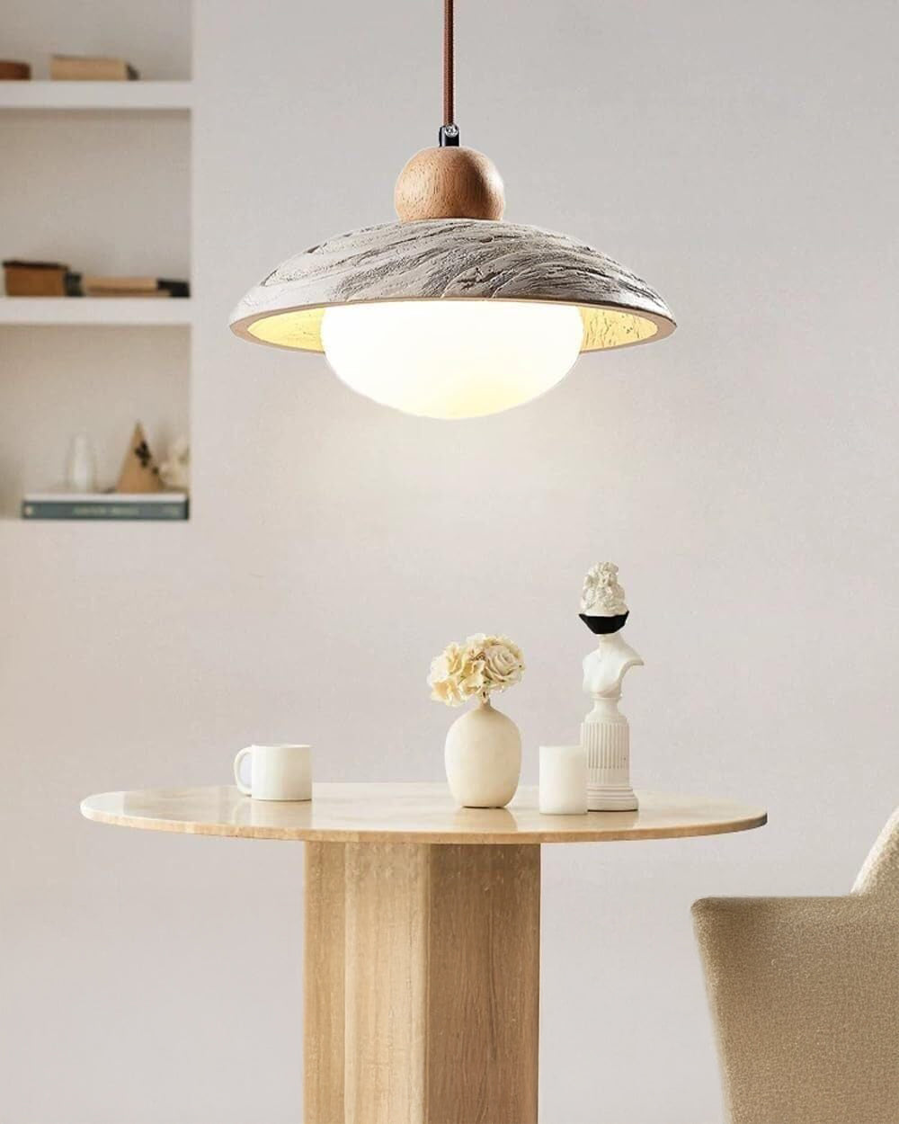 WOMO Dome Cement Pendant Light - WM3101
