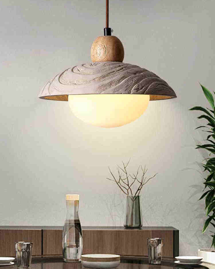 WOMO Dome Cement Pendant Light - WM3101