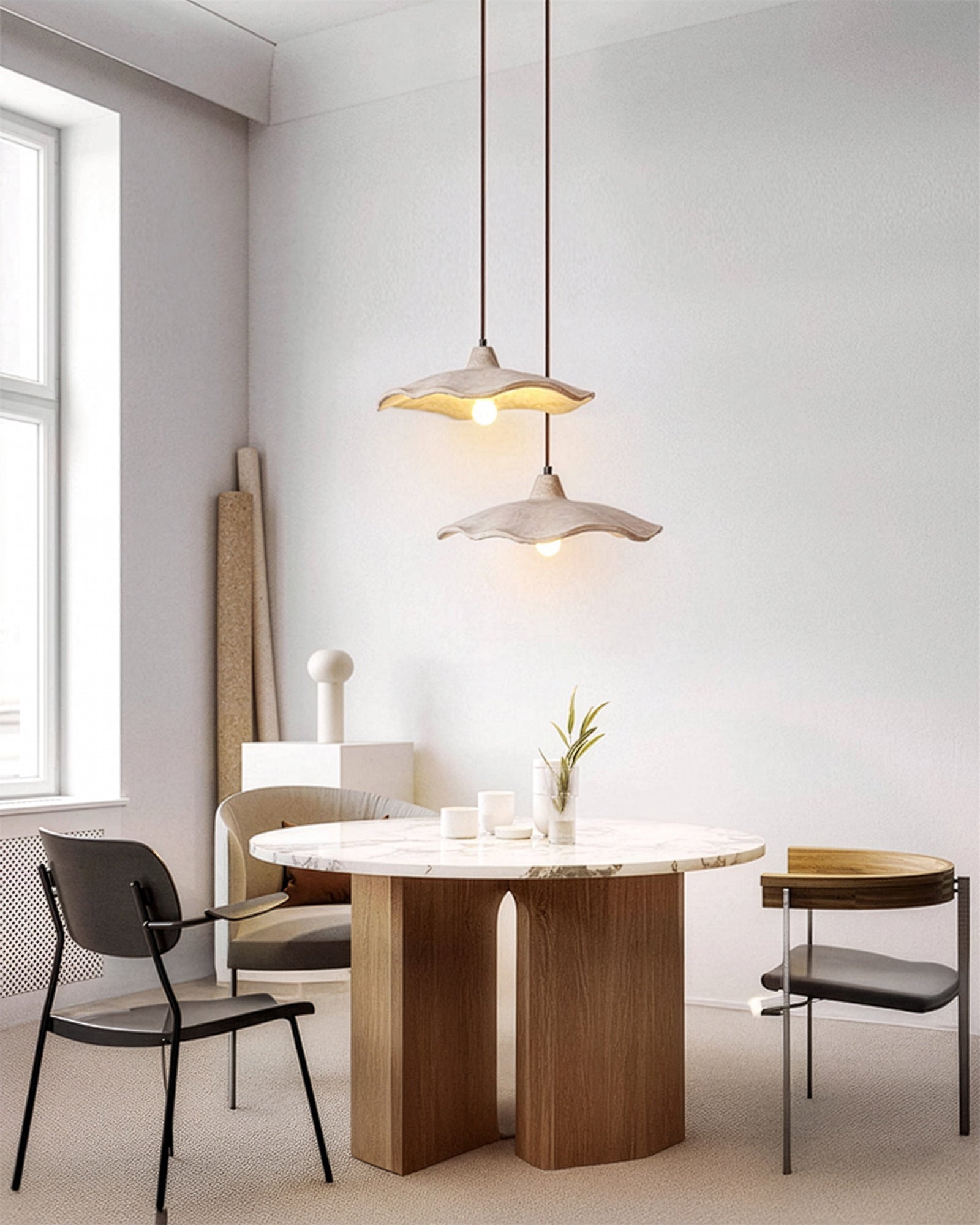 WOMO Modern Flower Cement Pendant Light - WM3102