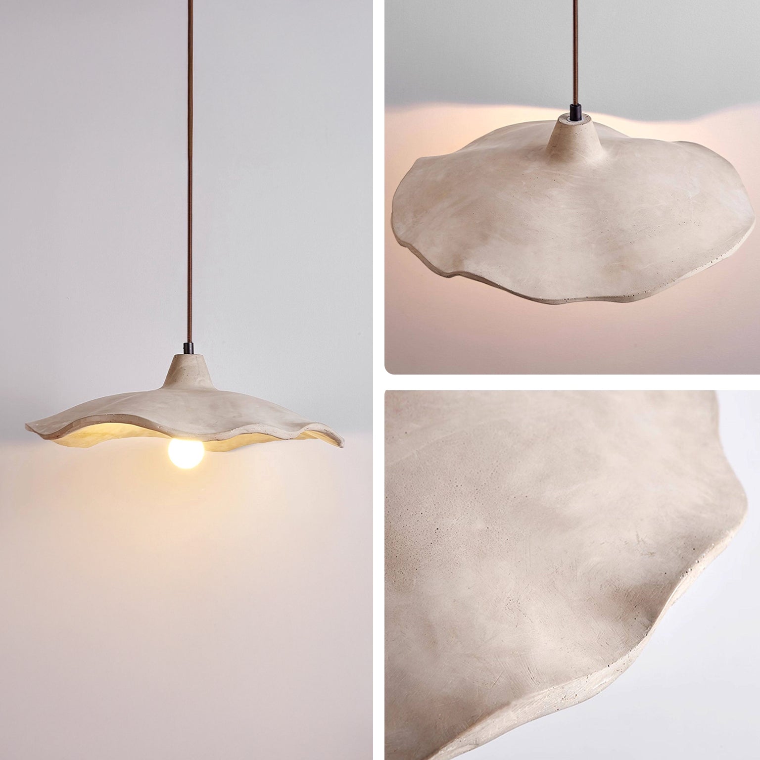 WOMO Modern Flower Cement Pendant Light - WM3102