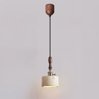 WOMO Travertine Drum Pendant Light - WM3103